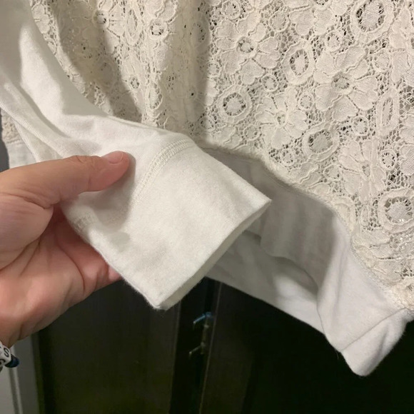 Lace long-sleeve top, Women's size XS. - Picture 3 of 5